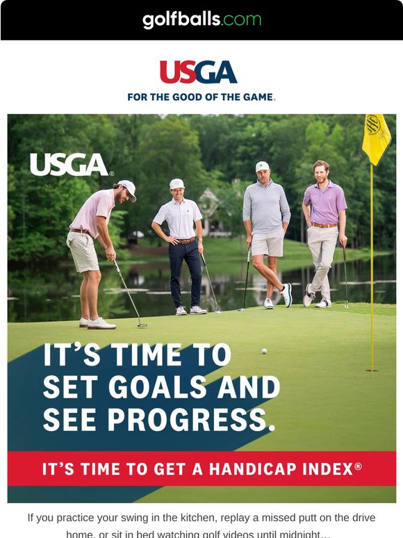 It’s time to set goals and see progress… ⛳