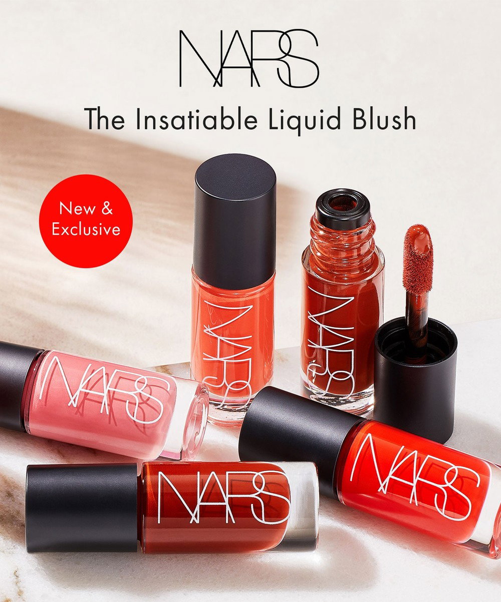 NARS, the insatiable liquid blush