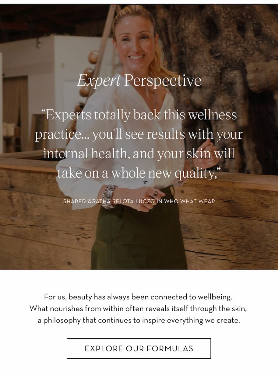 Experts back this wellness practice, stating you'll see results with your internal health, and your skin will take on a whole new quality. Explore Furtuna Skin's Olive Oil Based Formulas.