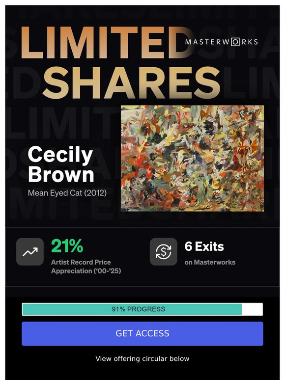 Almost Gone: Cecily Brown (6 Exits)