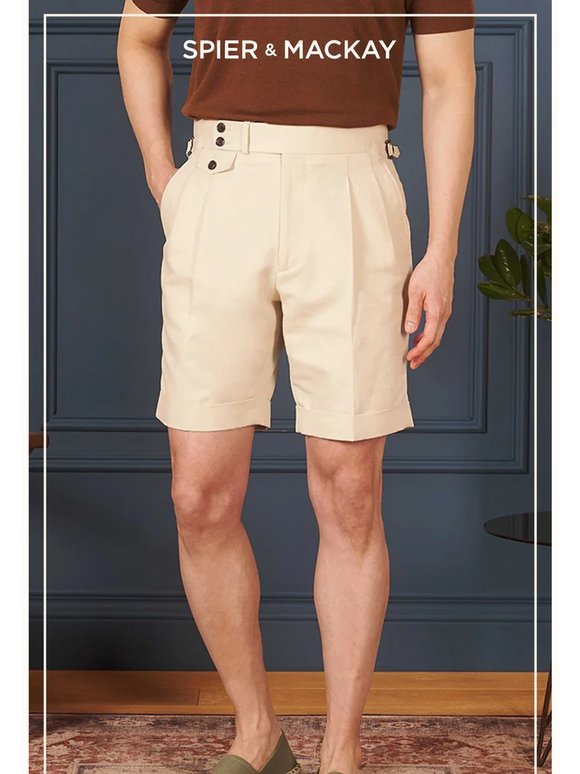 The Double Pleat Shorts