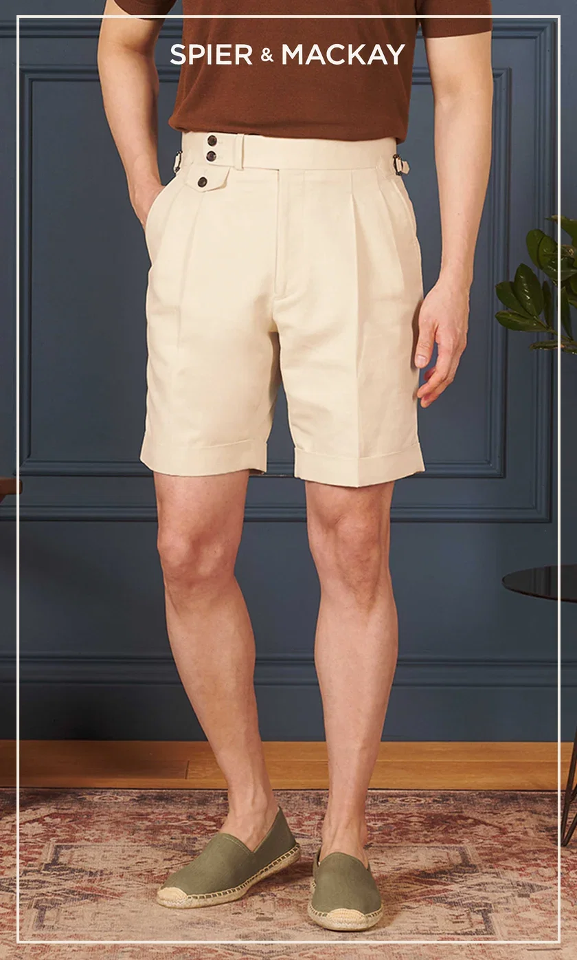 The Double Pleat Short