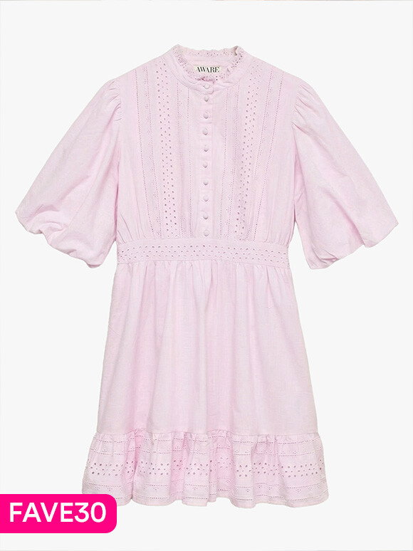Aware Clover 2/4 High Neck Short Dress