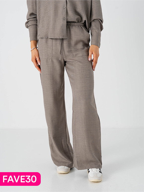 Melaney High Waist Loose Pant