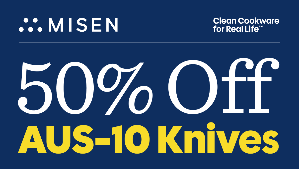 50% off AUS-10 Knives