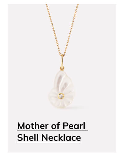 Mother Of Pearl Shell Necklace