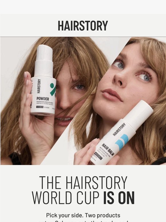 The Hairstory World Cup is on 🏆