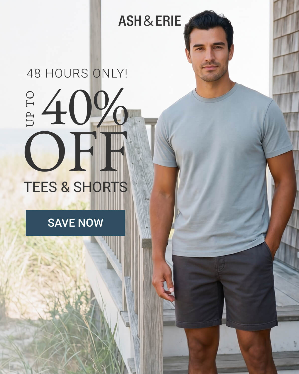 48 Hours Only! Up to 40% Off Tees & Shorts
