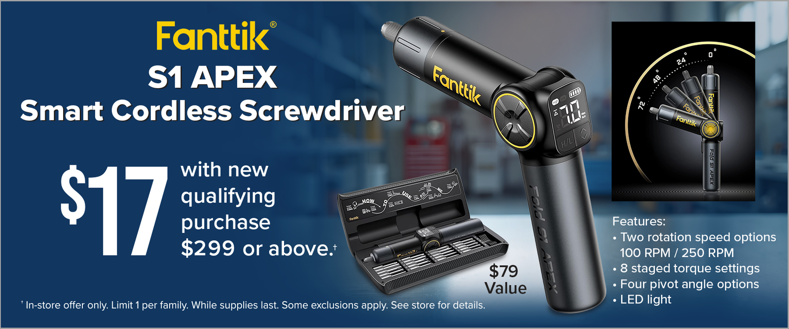 Fanttik Cordless Screwdriver