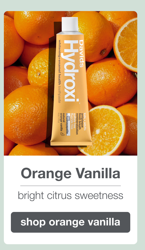 Orange Vanilla | bright citrus sweetness | shop orange vanilla 