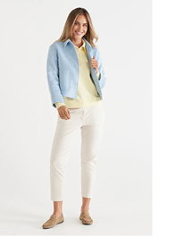 Pocket Detail Button Up Jacket