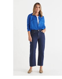 Linen Everyday Shirt in Electric Blue