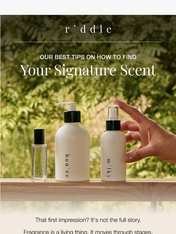 How to find your scent