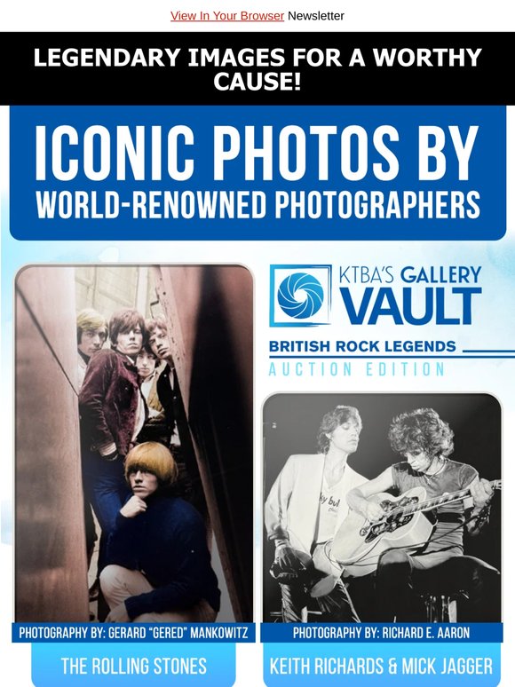 Ends Monday: Buy Rare Photos of Rock Icons & Give Back! - See Now!