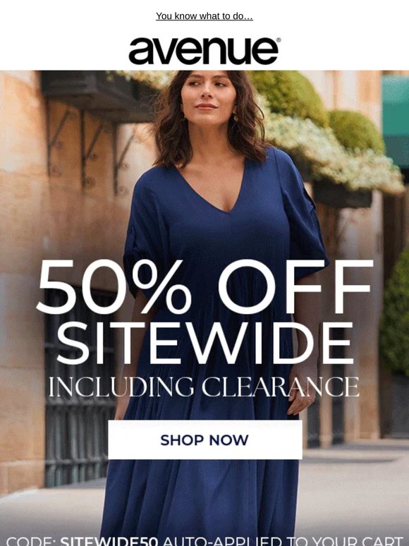 This Is Not A Drill: 50% Off EVERYTHING!