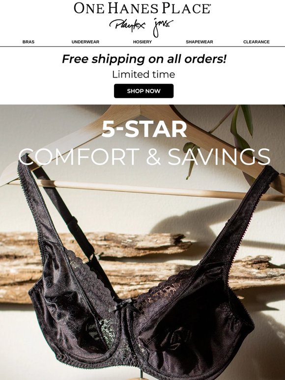 5-Star Bras for Comfort & Support