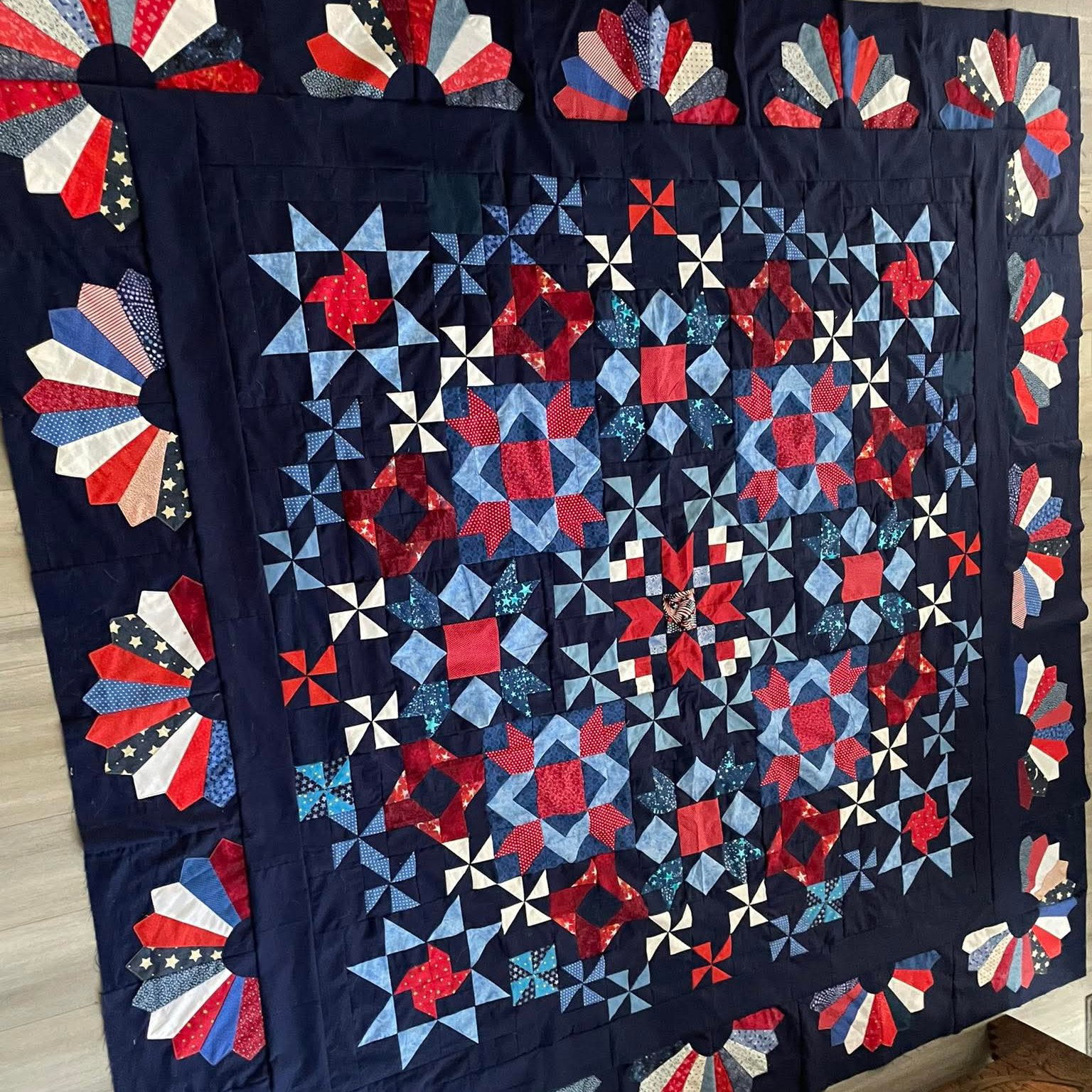 Fireworks Finale Quilt by Patricia