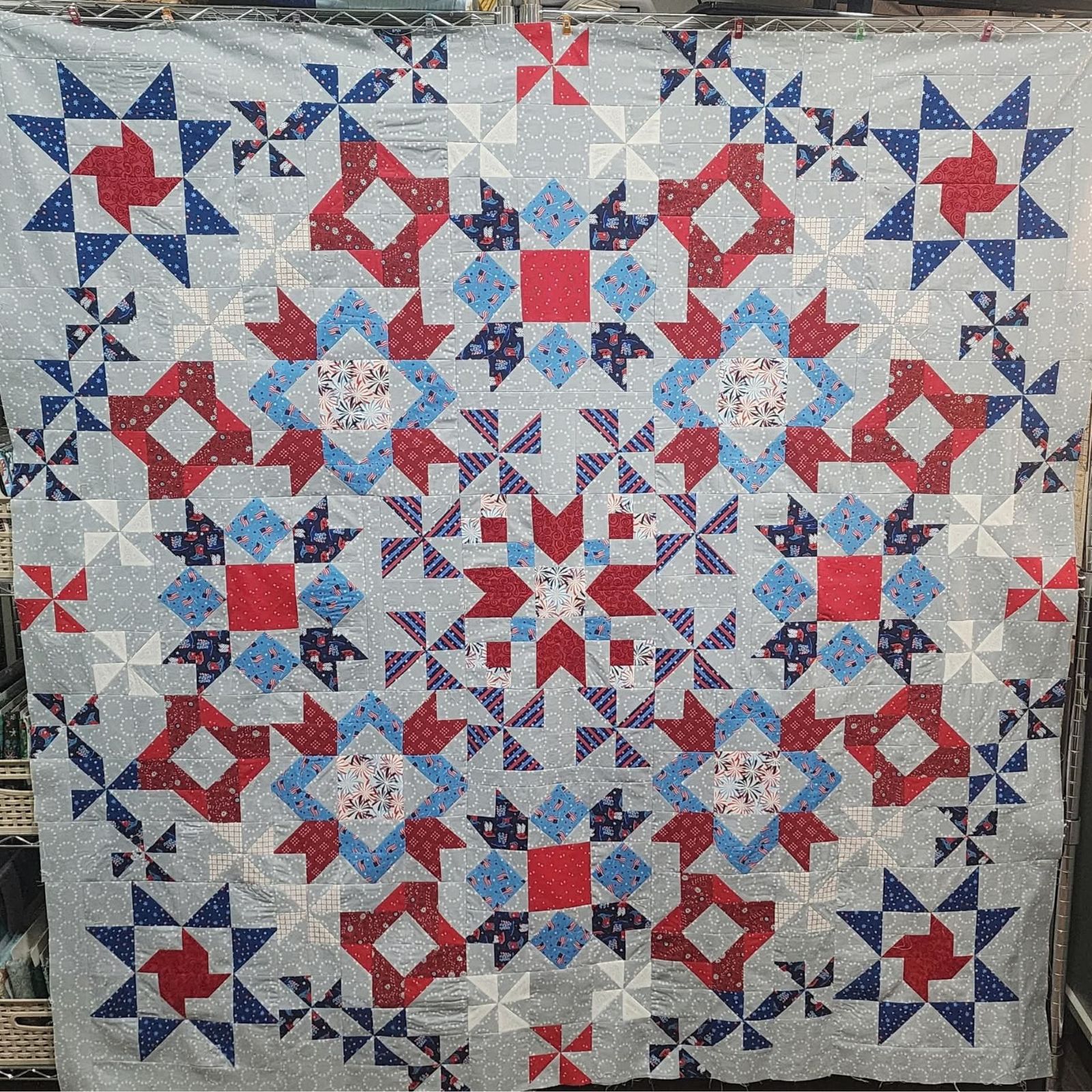 Fireworks Finale Quilt by Dana