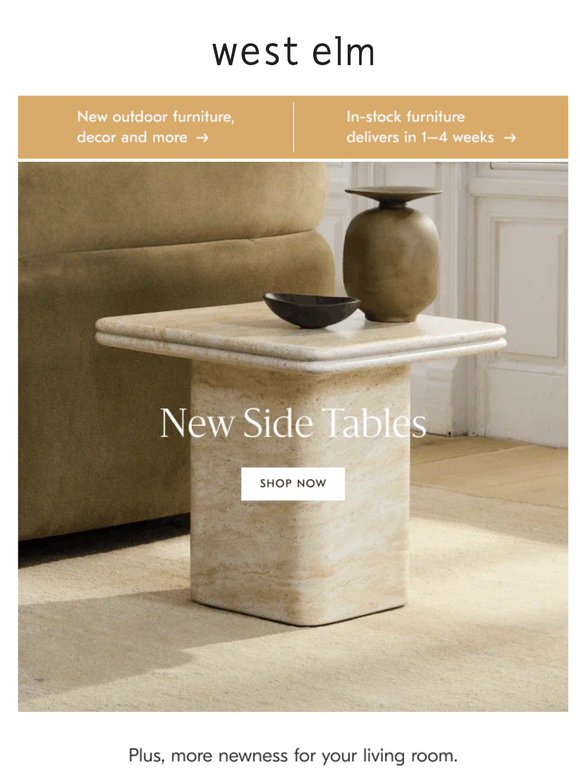 The latest side tables