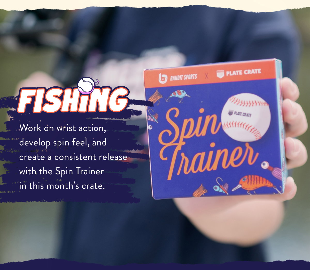 Spin Trainer: Work on wrist action, develop spin feel, and create a consistent release with the Spin Trainer   in this month’s crate.