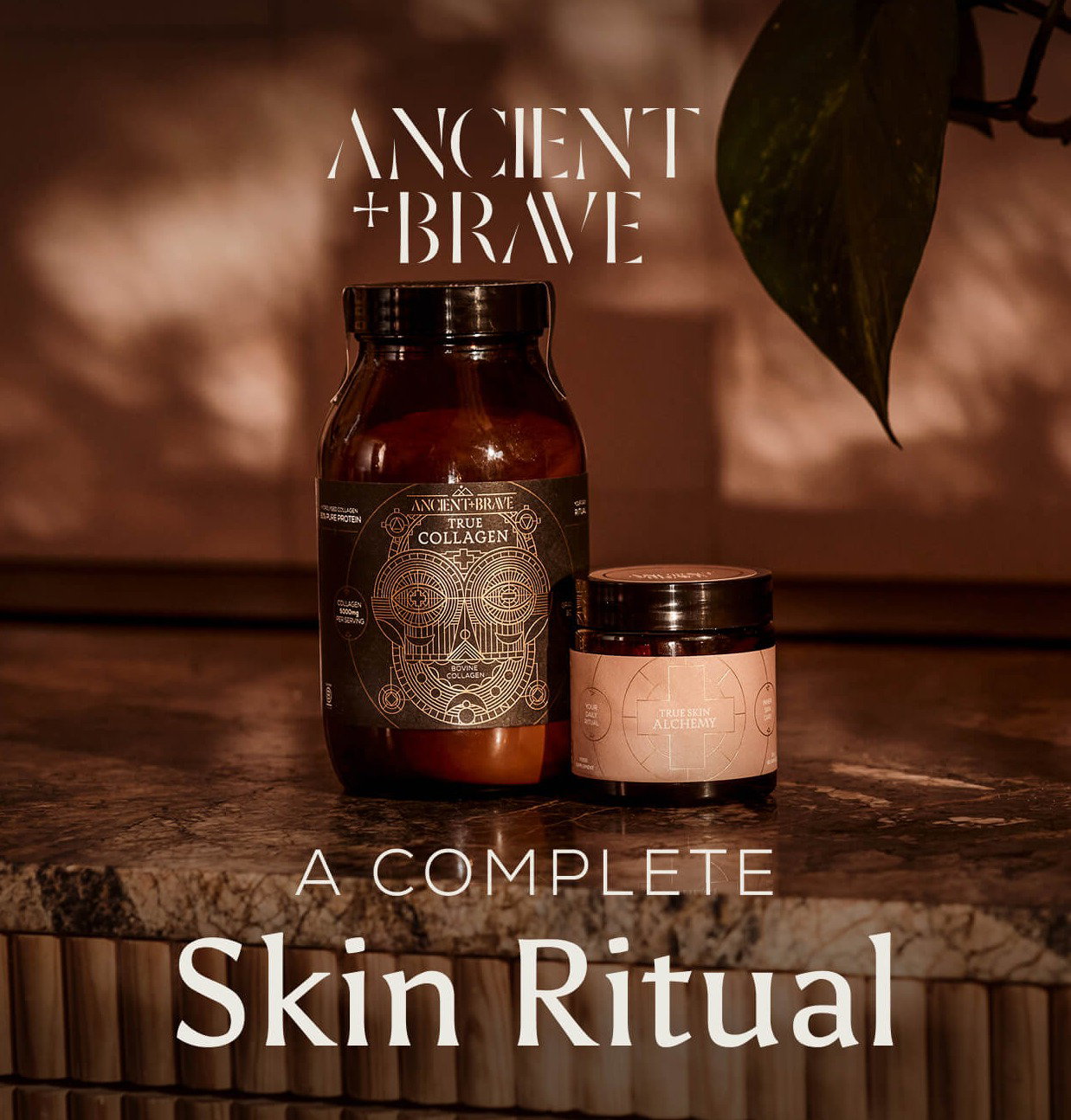 Ancient + Brave True Collagen and True Skin Alchemy — A Complete Skin Ritual