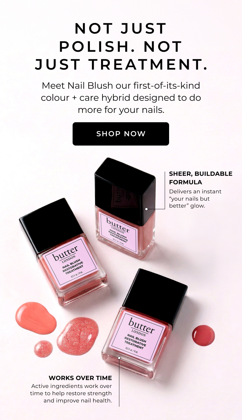Have You Tried Nail Blush Yet? Colour + care hybrid designed to do more for your nails.