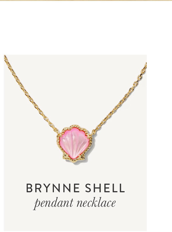 Brynne Shell pendant necklace