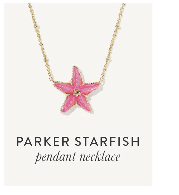 Parker Starfish pendant necklace