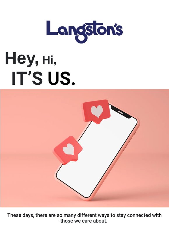 Follow us on Social Media!