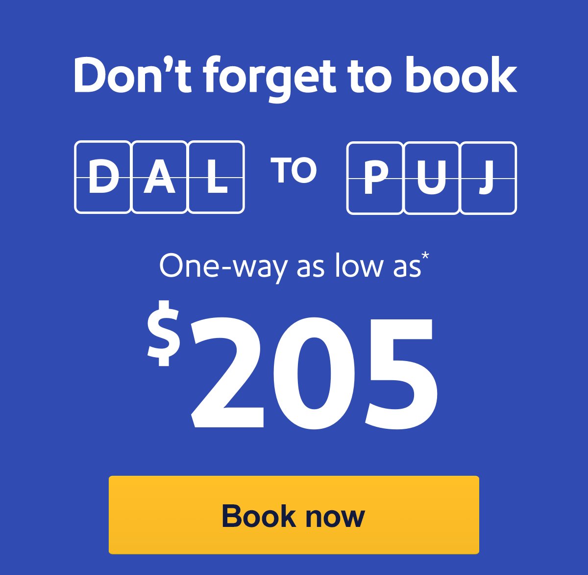 Don't forget to book your trip.