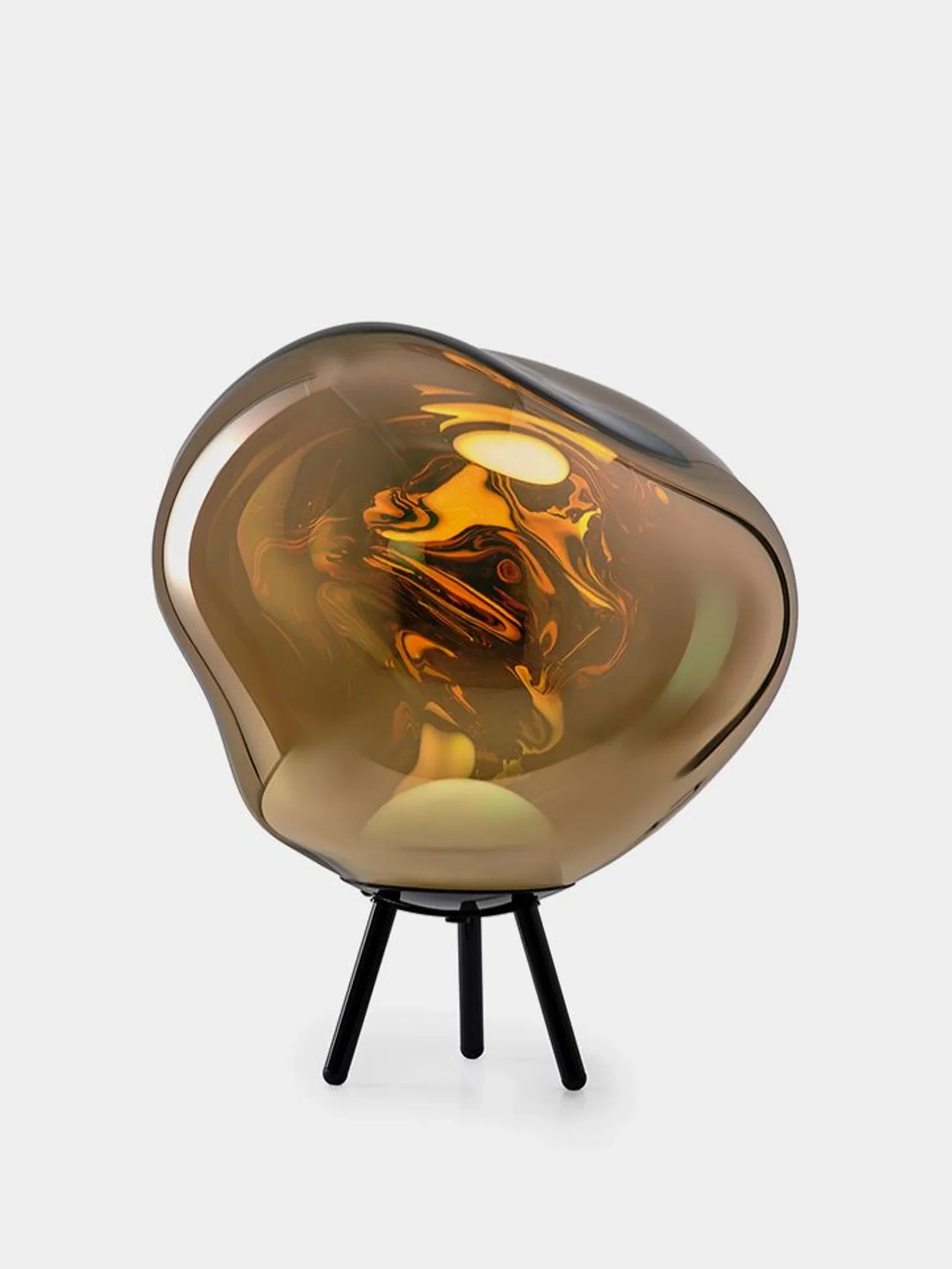 Image of Melt Large Portable Light | Gold Polished Polycarbonate