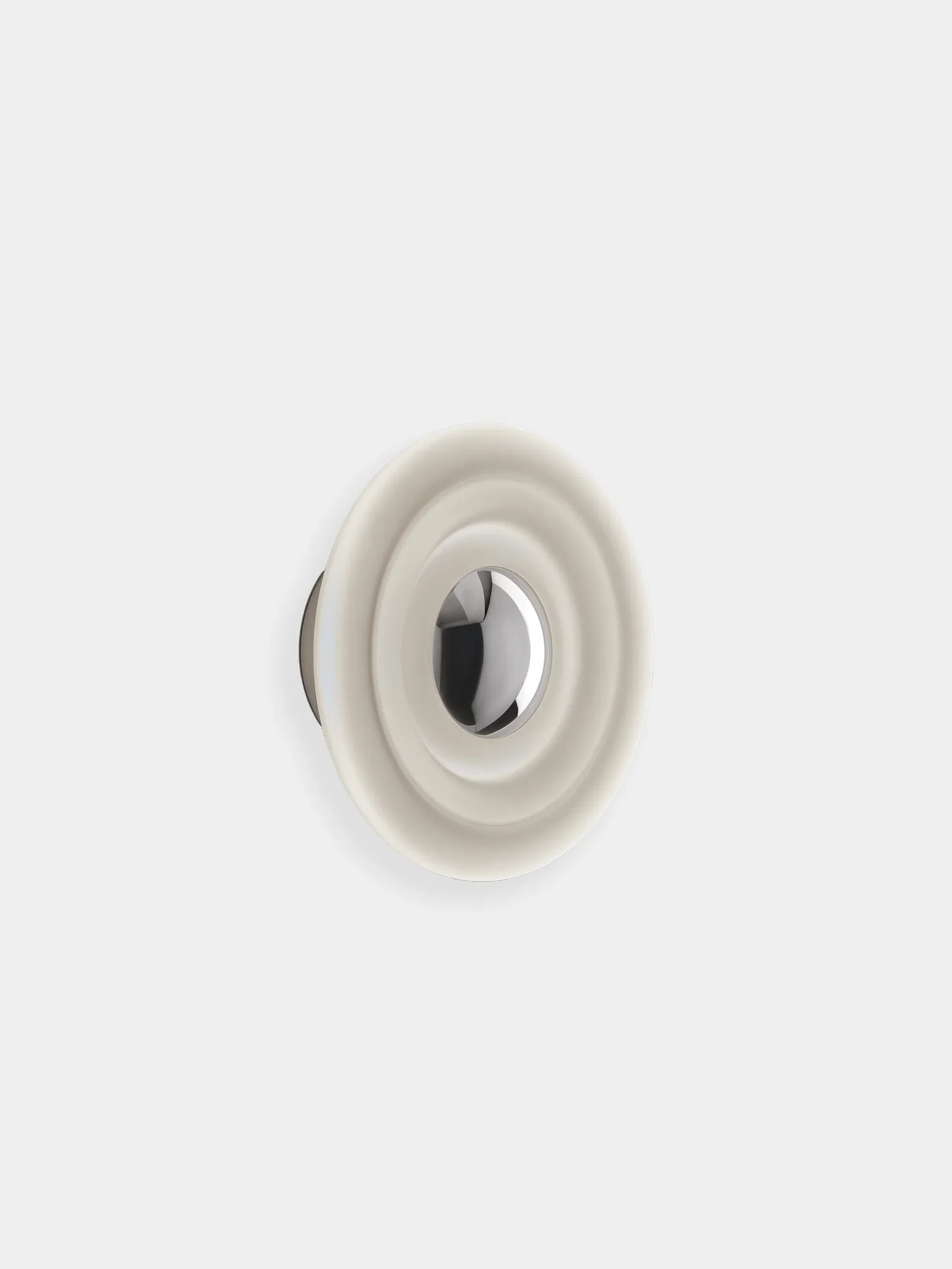 Image of Press Mini Surface Light | White Frosted Glass