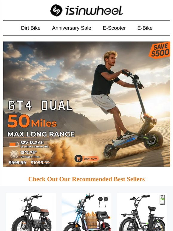 ⏰ Last Chance: Lock in the GT4 Dual for $999 before it’s gone