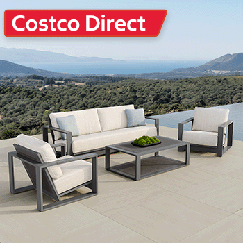 Veranda Classics Milan 4-Piece Deep Outdoor Patio Seating Set