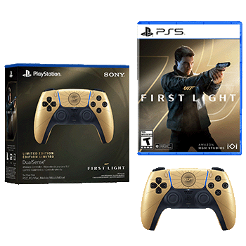 007 First Light and Limited Edition DualSense Wireless Controller - PlayStation 5