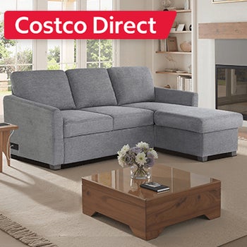 Coddle Cameron Convertible Sofa with Reversible Chaise and Storage