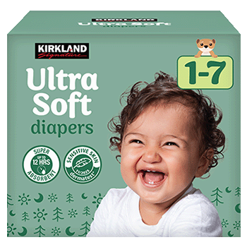 Kirkland Signature Diaper Sizes 1-7