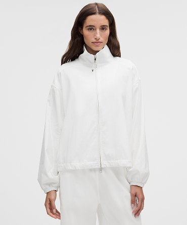 LuluLinen Funnel-Neck Jacket