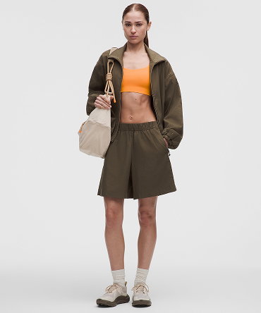 LuluLinen High-Rise Relaxed-Fit Short