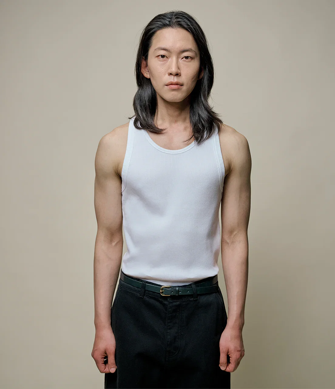 Image of Iconic Ribbed Cotton Tank Top