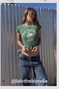 wild wild west baby tee