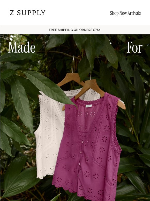 The Eyelet Trend We Love