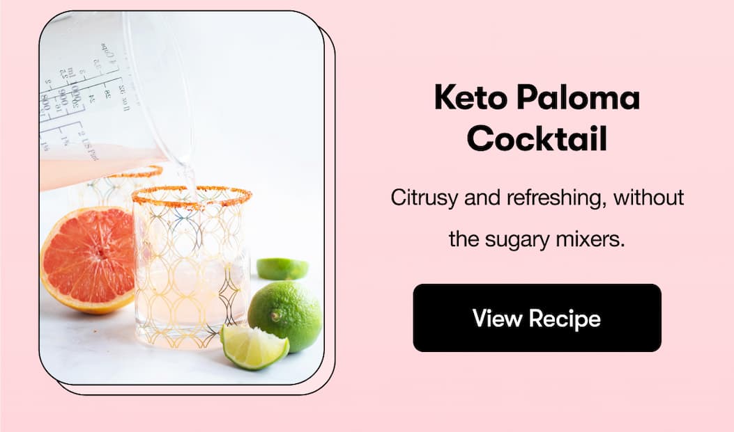 Keto paloma cocktail