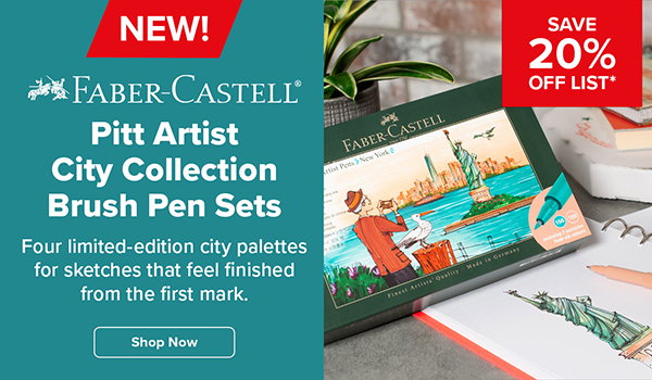 Faber-Castell Pitt Artist City Collection Brush Pen Sets