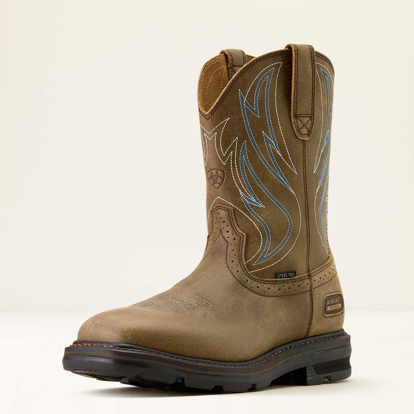 Men’s Sierra Shock Shield Wide Square Toe Steel Toe Work Boot