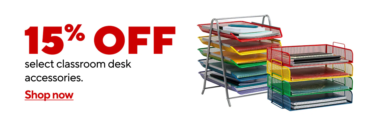15% off Teacher Desk Accessories