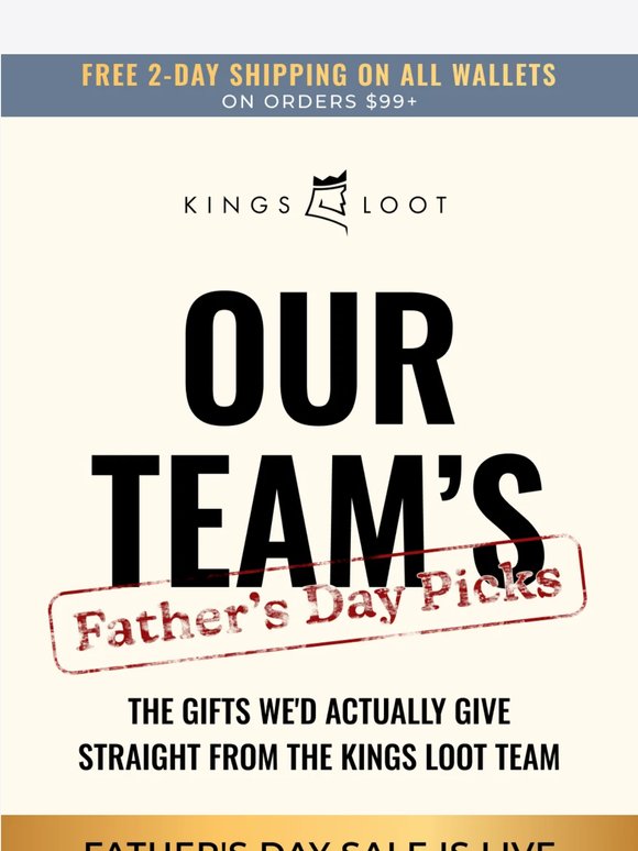 Father's Day picks up to 40% off
