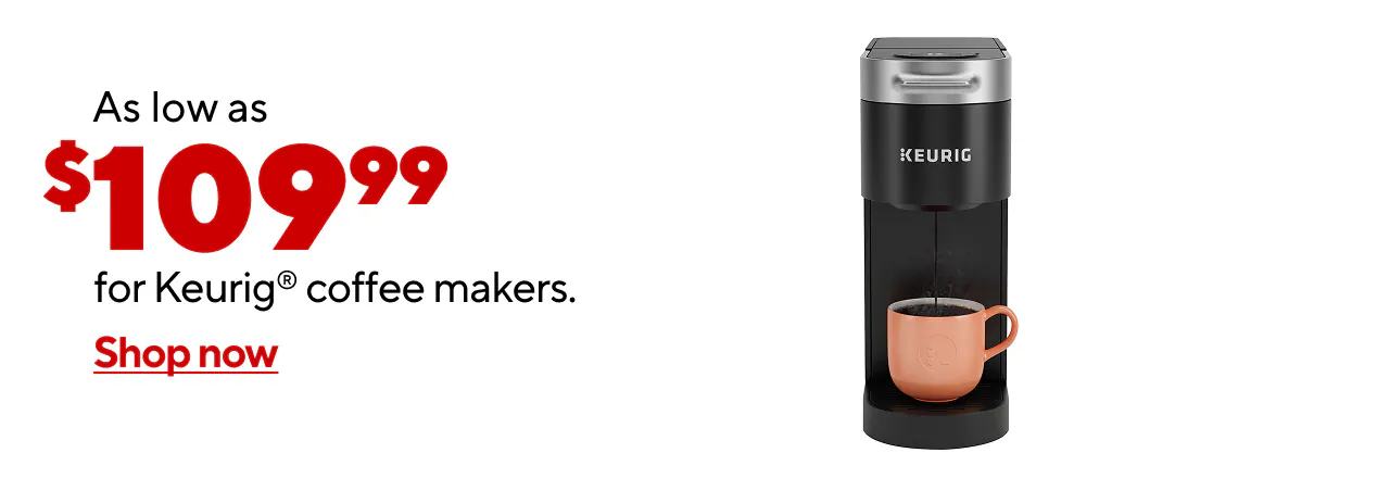 Select Keurig Coffee Makers as low as $109.99