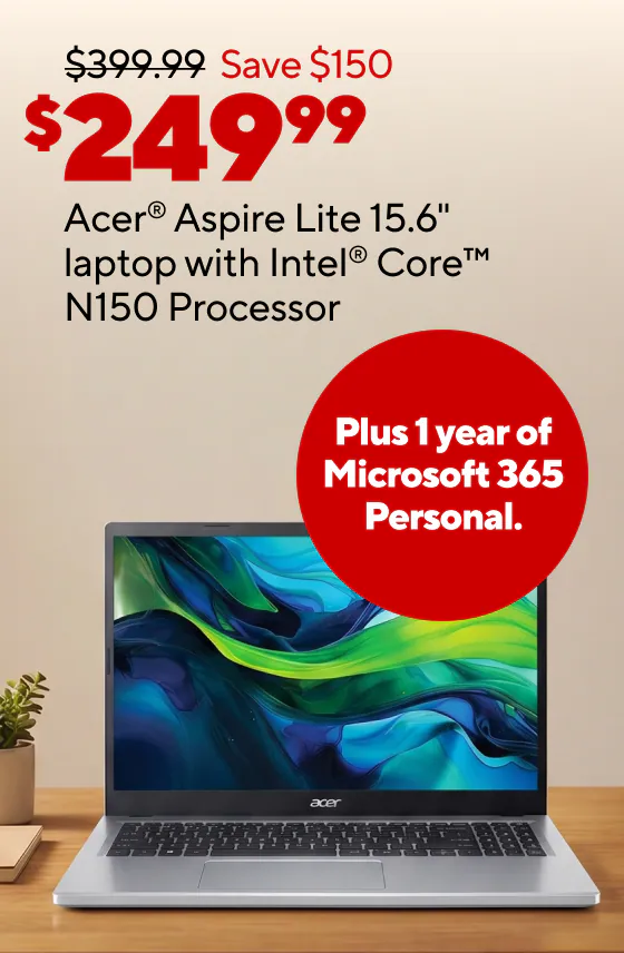 $249.99 Acer Aspire Lite 15.6