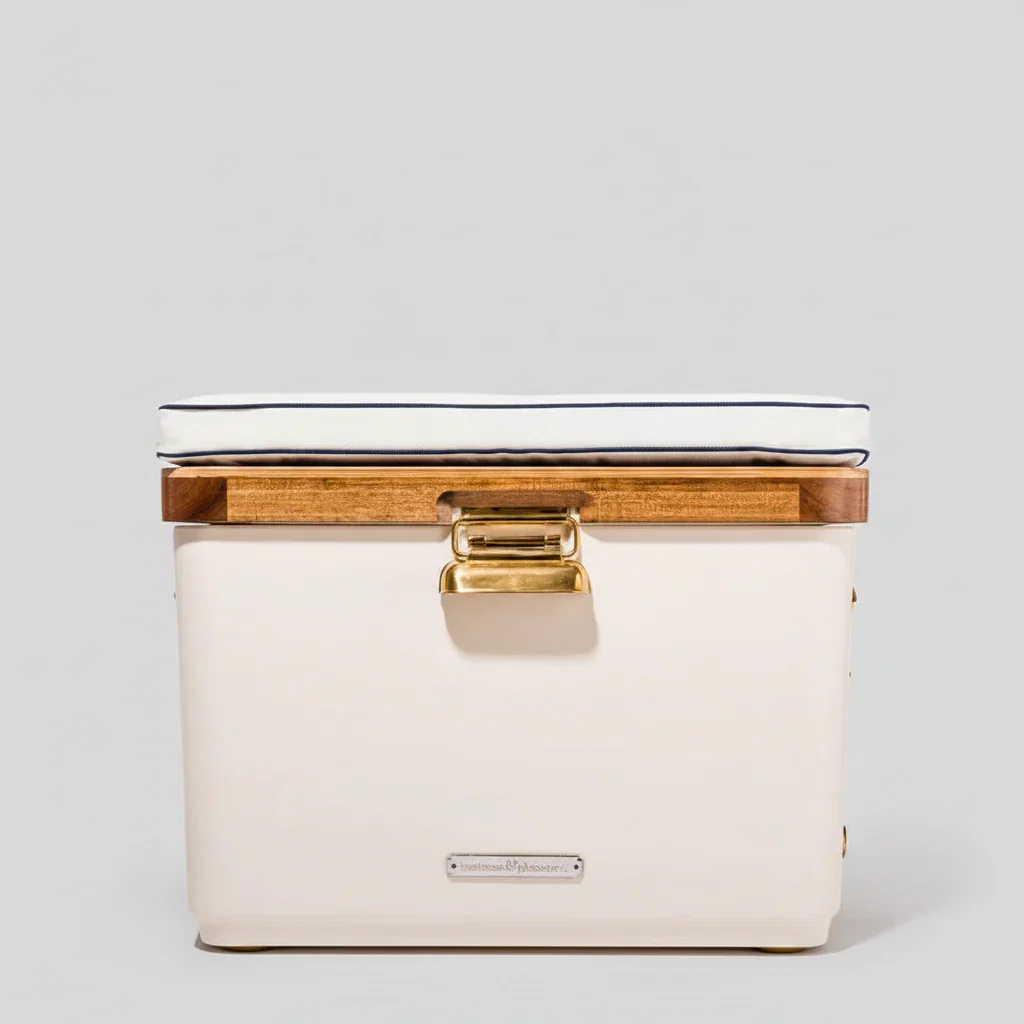 Image of Antique White Hemingway Cooler, 55 Quartz